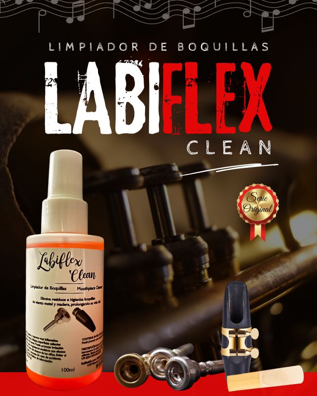 Limpiador de Boquillas para Músicos "LABIFLEX CLEAN" 100ml by Mosaik